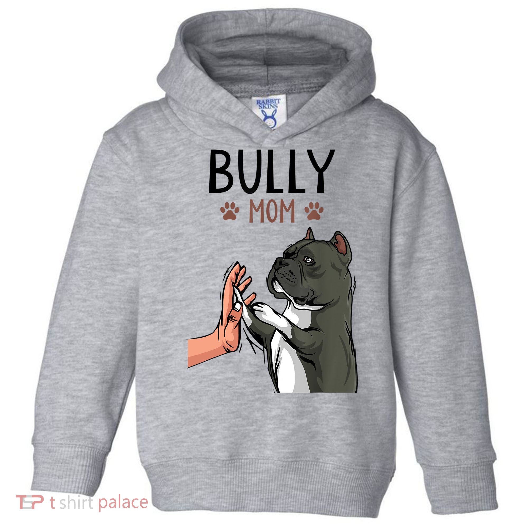 American Bully Mom Cute Dog Mama Funny Women TShirt Toddler Hoodie