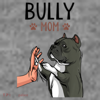 American Bully Mom Cute Dog Mama Funny Women TShirt Toddler Hoodie thumb 2