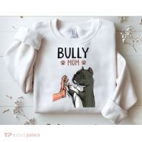 American Bully Mom Cute Dog Mama Funny Women TShirt Sweatshirt thumb 2