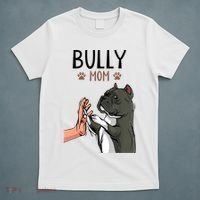 American Bully Mom Cute Dog Mama Funny Women TShirt T-Shirt thumb 5