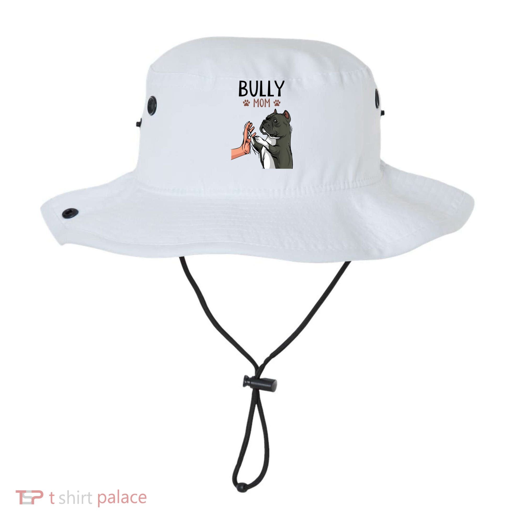 American Bully Mom Cute Dog Mama Funny Women TShirt Bucket Hat