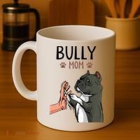 American Bully Mom Cute Dog Mama Funny Women TShirt Coffee Mug thumb 4