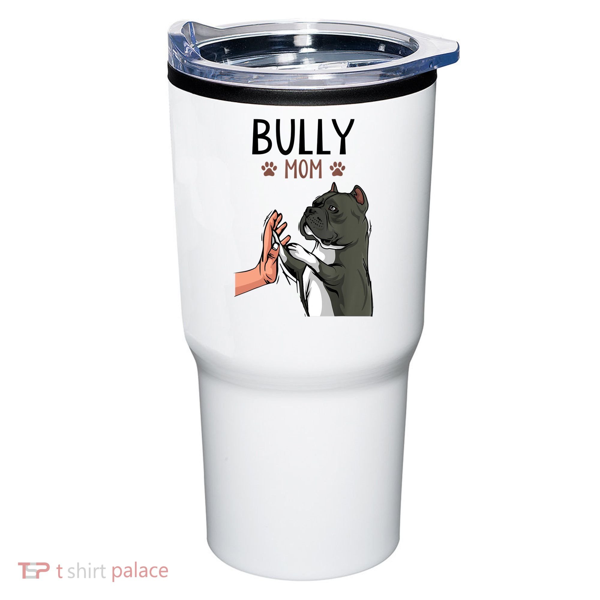 American Bully Mom Cute Dog Mama Funny Women TShirt Tumbler