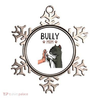 American Bully Mom Cute Dog Mama Funny Women TShirt Ornament