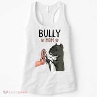 American Bully Mom Cute Dog Mama Funny Women TShirt Women's Tank Top thumb 0