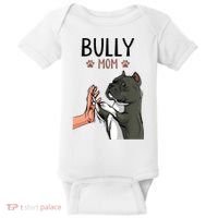 American Bully Mom Cute Dog Mama Funny Women TShirt Baby Bodysuit thumb 0