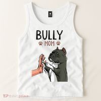 American Bully Mom Cute Dog Mama Funny Women TShirt Tank Top thumb 2