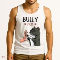 American Bully Mom Cute Dog Mama Funny Women TShirt Tank Top thumb 3