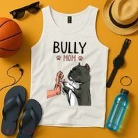 American Bully Mom Cute Dog Mama Funny Women TShirt Tank Top thumb 4