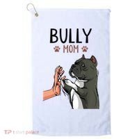American Bully Mom Cute Dog Mama Funny Women TShirt Golf Towel thumb 0
