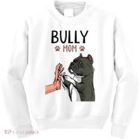 American Bully Mom Cute Dog Mama Funny Women TShirt Kids Sweatshirt thumb 0