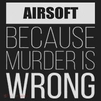 Airsoft Because Murder Is Wrong Funny Hat thumb 2