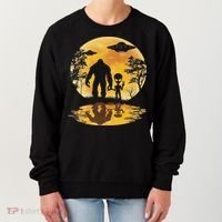 Alien Bigfoot Moon Sasquatch Ufo Extraterrestrial Women Women's Sweatshirt thumb 0