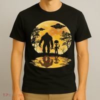 Alien Bigfoot Moon Sasquatch Ufo Extraterrestrial Women T-Shirt thumb 3
