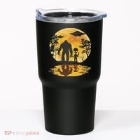 Alien Bigfoot Moon Sasquatch Ufo Extraterrestrial Women Tumbler thumb 0