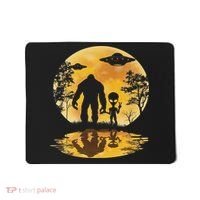 Alien Bigfoot Moon Sasquatch Ufo Extraterrestrial Women Mousepad thumb 0