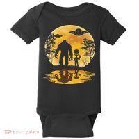 Alien Bigfoot Moon Sasquatch Ufo Extraterrestrial Women Baby Bodysuit thumb 0