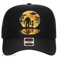 Alien Bigfoot Moon Sasquatch Ufo Extraterrestrial Women Hat thumb 0