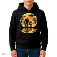 Alien Bigfoot Moon Sasquatch Ufo Extraterrestrial Women Kids Hoodie thumb 4