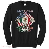 American Born Mexican Roots Flag Proud Usa Love Mexico Sweatshirt thumb 0