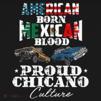 American Born Mexican Blood Proud Chicano Culture Lowriders Mousepad thumb 1
