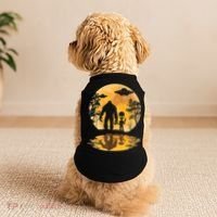 Alien Bigfoot Moon Sasquatch UFO Extraterrestrial Men Women Doggie Tank thumb 2