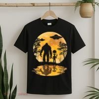 Alien Bigfoot Moon Sasquatch UFO Extraterrestrial Men Women T-Shirt thumb 2