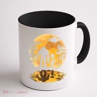Alien Bigfoot Moon Sasquatch UFO Extraterrestrial Men Women Coffee Mug thumb 1