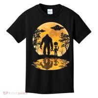 Alien Bigfoot Moon Sasquatch UFO Extraterrestrial Men Women Kids T-Shirt thumb 0