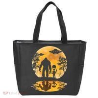 Alien Bigfoot Moon Sasquatch UFO Extraterrestrial Men Women Tote Bag thumb 0