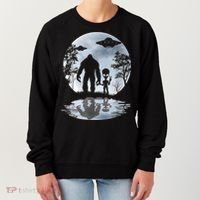 Alien Bigfoot Moon Sasquatch UFO Extraterrestrial Men Women Women's Sweatshirt thumb 0