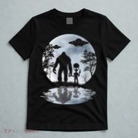 Alien Bigfoot Moon Sasquatch UFO Extraterrestrial Men Women T-Shirt thumb 5