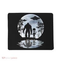 Alien Bigfoot Moon Sasquatch UFO Extraterrestrial Men Women Mousepad thumb 0