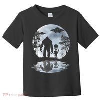 Alien Bigfoot Moon Sasquatch UFO Extraterrestrial Men Women Toddler T-Shirt thumb 0