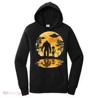 Alien Bigfoot Moon Sasquatch UFO Extraterrestria Women's Hoodie thumb 0