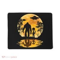 Alien Bigfoot Moon Sasquatch UFO Extraterrestria Mousepad thumb 0