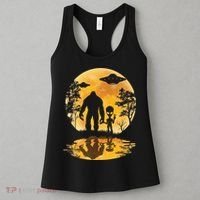 Alien Bigfoot Moon Sasquatch UFO Extraterrestria Women's Tank Top thumb 3