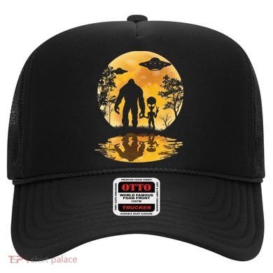 Alien Bigfoot Moon Sasquatch UFO Extraterrestria Hat