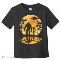 Alien Bigfoot Moon Sasquatch UFO Extraterrestria Toddler T-Shirt thumb 0