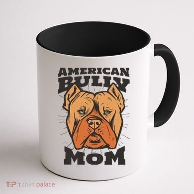 American Bully Mom Coffee Mug back