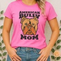 American Bully Mom Women's T-Shirt thumb 2
