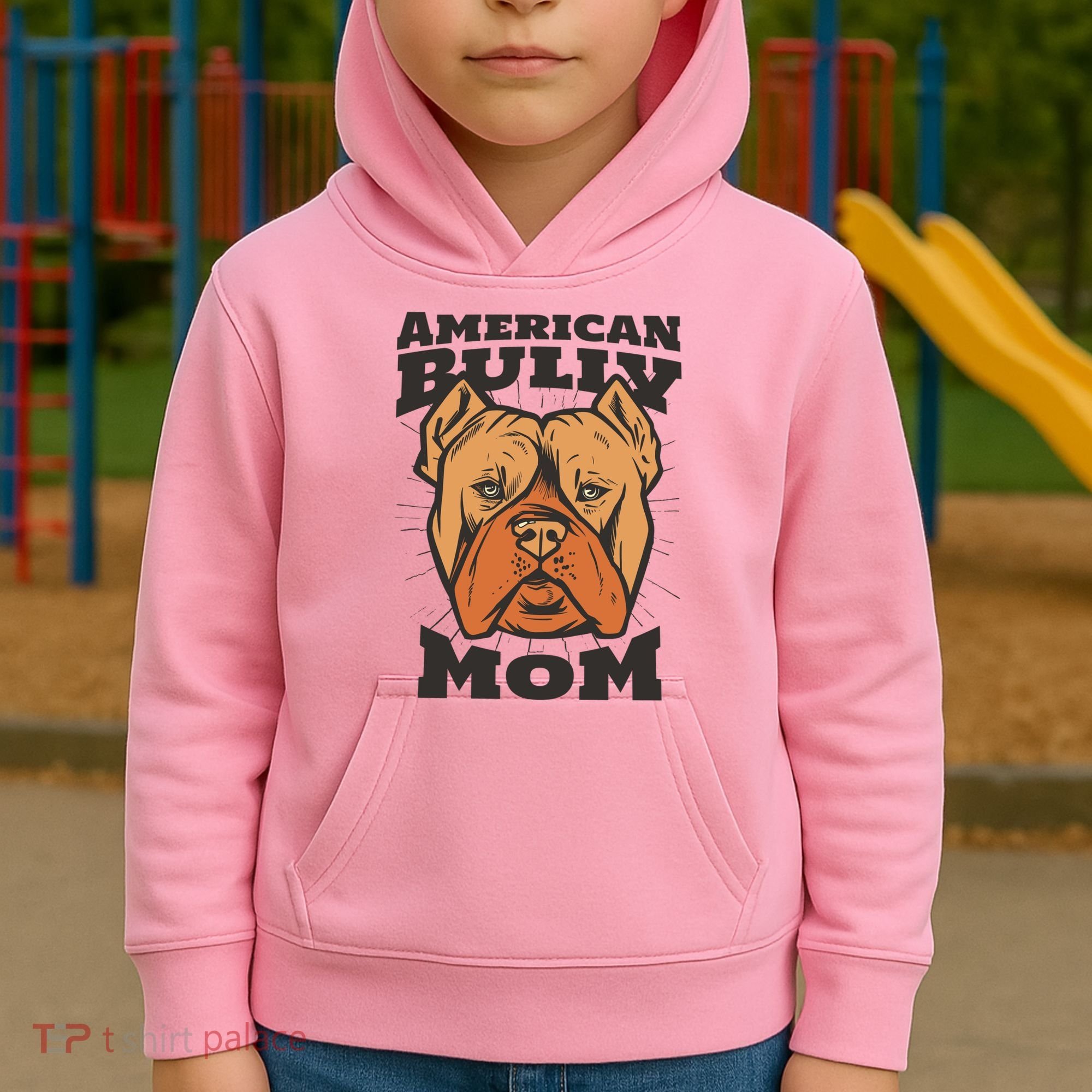 American Bully Mom Kids Hoodie