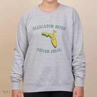 Alligator Bites Never Heal Florida Women's Sweatshirt thumb 0