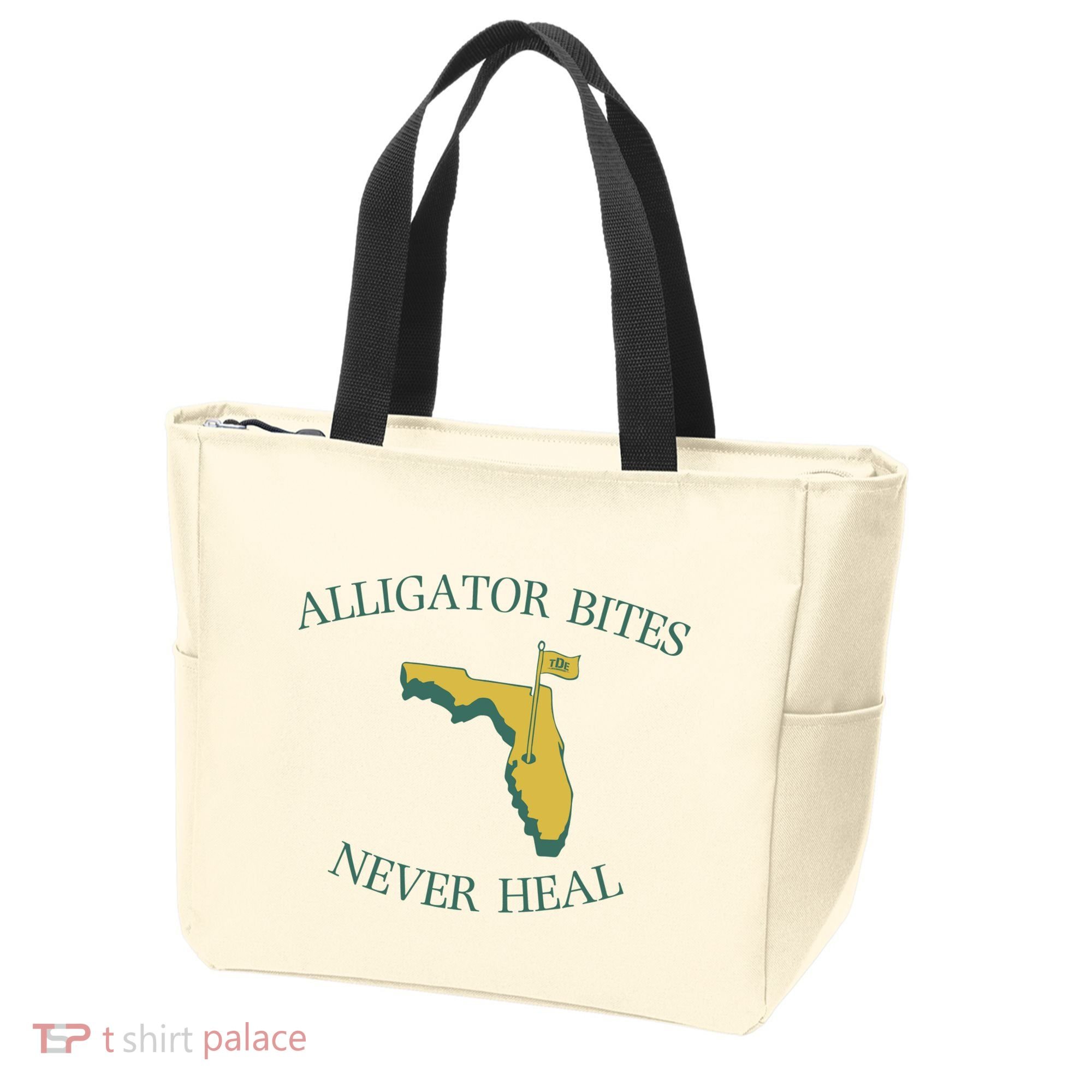 Alligator Bites Never Heal Florida Tote Bag