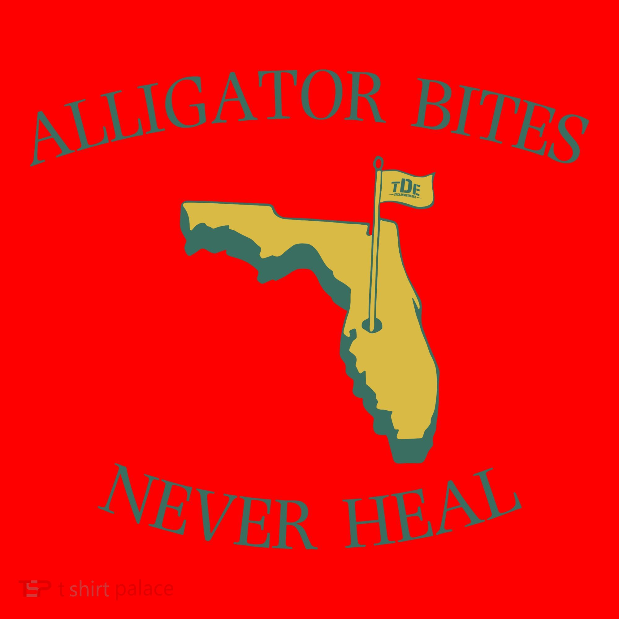 Alligator Bites Never Heal Florida Santa Hat