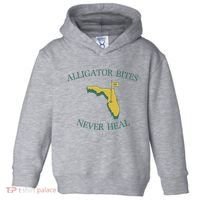 Alligator Bites Never Heal Florida Toddler Hoodie thumb 0