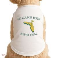 Alligator Bites Never Heal Florida Doggie Tank thumb 0