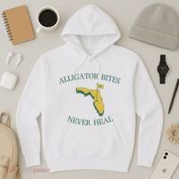 Alligator Bites Never Heal Florida Hoodie thumb 3