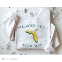 Alligator Bites Never Heal Florida Sweatshirt thumb 2