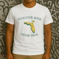 Alligator Bites Never Heal Florida T-Shirt thumb 3